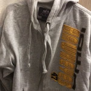 Men’s long sleeved jacket.